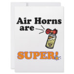 air horns are super custom announcements