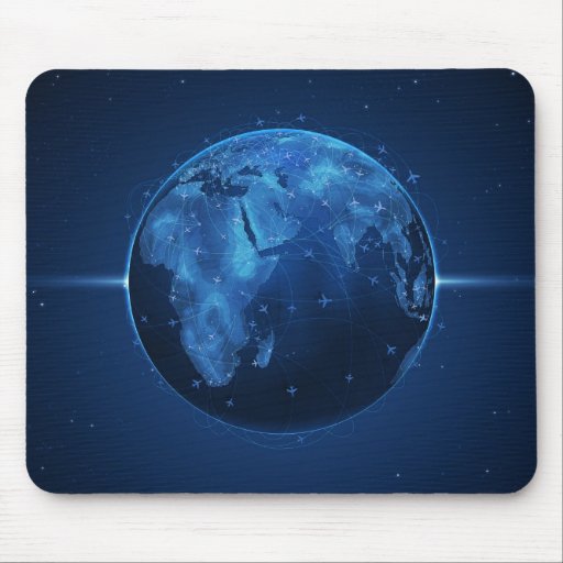 Air Lines Mouse Mats
