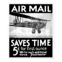 Air Mail Poster - Vintage posters by TrevorStar Air Mail Poster - Vintage posters