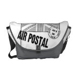 Air Postal Postage Stamp messenger bags