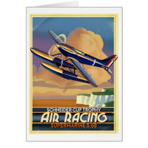 Air race plane card