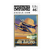 Air Racing Postage Stamp