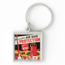 Air Raid Protection Keychains
