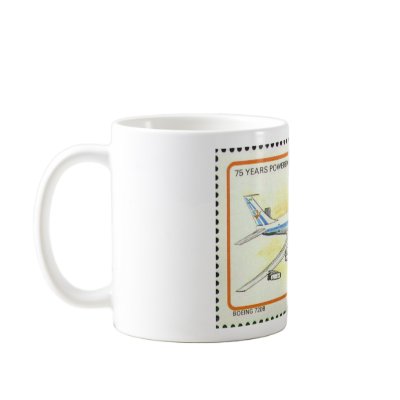 Air Rhodesia Mug with Commemorative Stamp. by Fiedler_Mundt