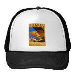 Air, Sea and Land Travel Cap Trucker Hats