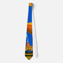 Air, Sea & Land Travel Poster Tie 2 by retroz Air, Sea & Land Travel Poster Tie 2