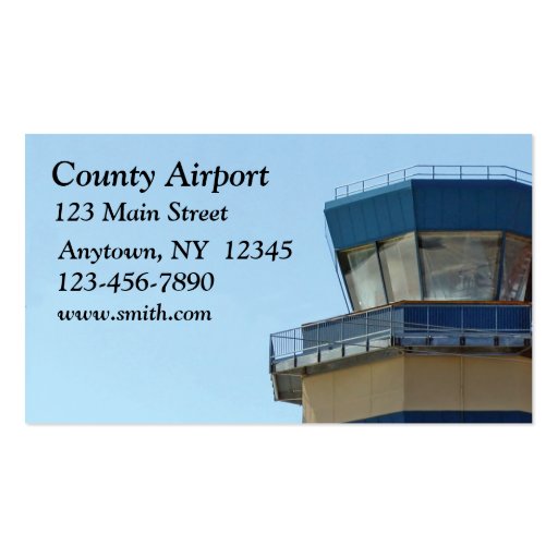 Air Traffic Control Business Card (front side)