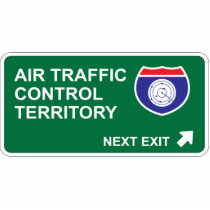 Air Traffic Control Next Exit photo sculptures by whatitis Air Traffic Control Next Exit photo sculptures