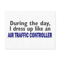 AIR TRAFFIC CONTROLLER During The Day postcards by professiongifts AIR TRAFFIC CONTROLLER During The Day postcards