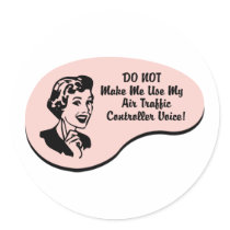 Air Traffic Controller Voice Stickers