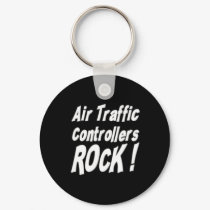 Air Traffic Controllers Rock! Keychain