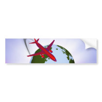 Air Travel Bumper Sticker
