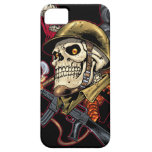 Airborne Marine Corps Parachute Skull by Al Rio iPhone 5 Cases