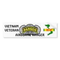 Airborne Ranger bumper sticker