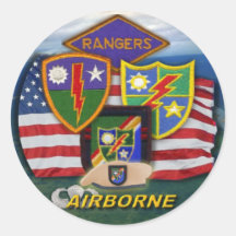 airborne rangers fort benning vets scrapbooking st round stickers