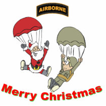 Airborne Santa II Light T-Shirt photo sculptures