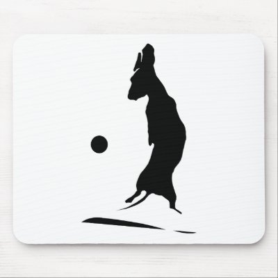 Airborne Weiner Mouse Pad by Lefrogzle