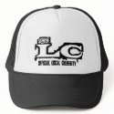 airbrush lc logo, Official Local Celebrity hats