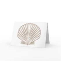 Airbrush Style Seashell Card