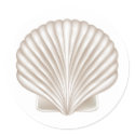 Airbrush Style Seashell stickers by White_Wedding Airbrush Style Seashell stickers