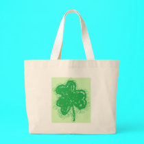 airbrushed shamrock bags