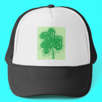 airbrushed shamrock hats