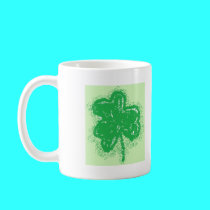 airbrushed shamrock mugs