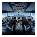Airbus A380 - Cockpit HD Posters