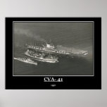 Aircraft Carrier CVA-41 in 1950 posters