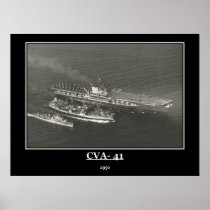 Aircraft Carrier CVA-41 in 1950 Posters