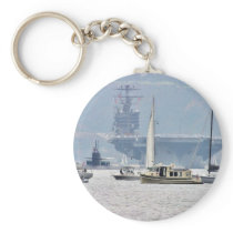 Aircraft Carriers Bay Ships Boats Keychains