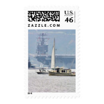 Aircraft Carriers Bay Ships Boats Postage