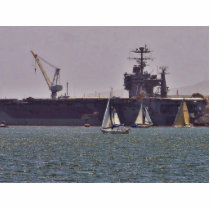 Aircraft Carriers Boats Ships photo sculptures