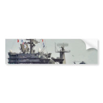 Aircraft Carriers Helicopters Ships Navy Sailors Bumper Sticker
