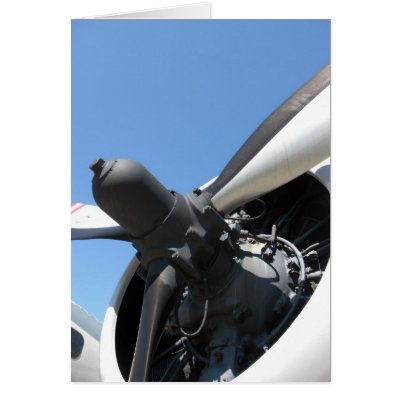 Aircraft Engine Card by MDKgraphics