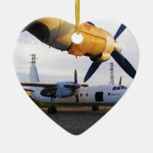 Aircraft graveyard in the east. ornament