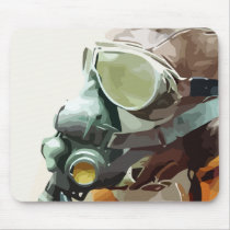 Aircraft Helmet Mousepads mousepads