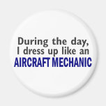 Aircraft Mechanic During The Day Magnets