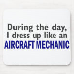 Aircraft Mechanic During The Day Mouse Pads