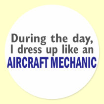 Aircraft Mechanic During The Day stickers