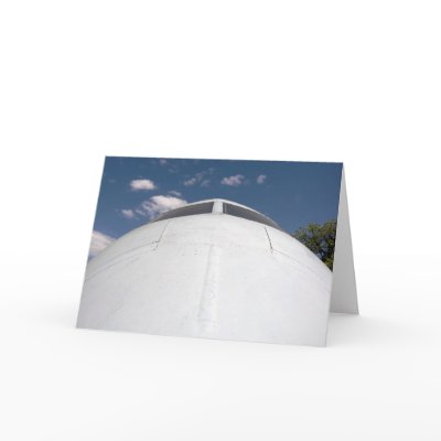 Aircraft Nose 3 Card by MDKgraphics