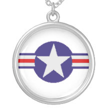 Aircraft Stars and Bars Pendant