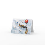 Aire-Balloon Airedale Terrier Greeting Card
