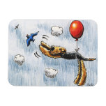 Aire-Balloon Airedale Terrier Magnet
