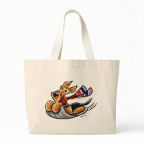 Aire-Sledding Airedale Terrier Bags