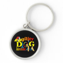 Airedale_Agility Key Chains