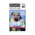 Airedale Airemail postage by Miss_Barbara Airedale Airemail postage