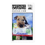 Airedale Airemail Stamp