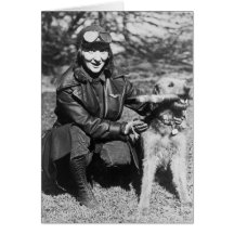 Airedale and Aviatrix, early 1920s Cards