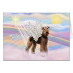 Airedale Angel Greeting Cards
